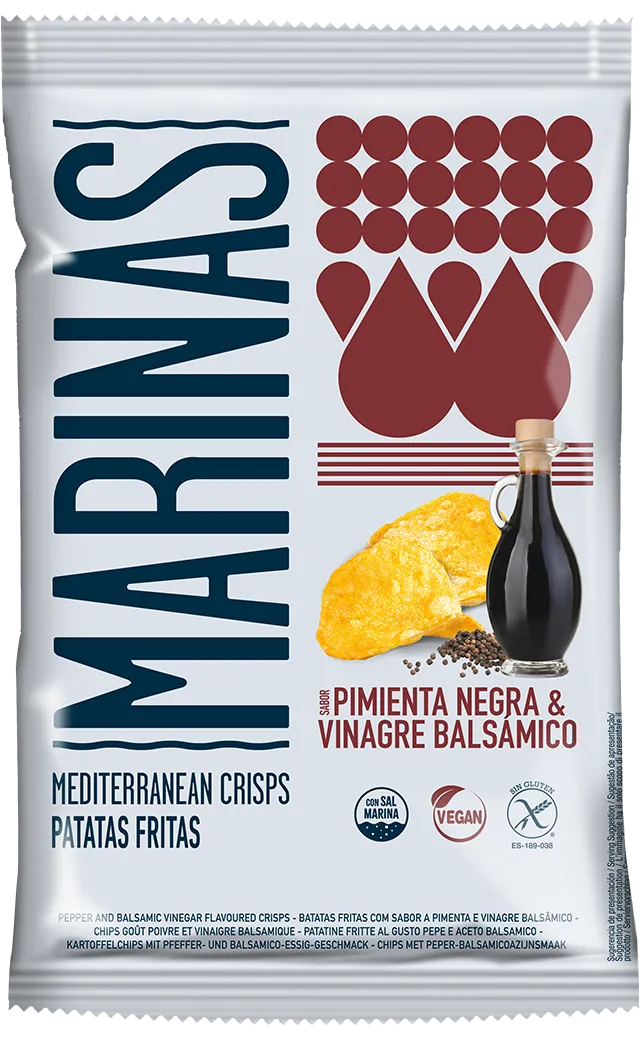 Marinas Pimienta Negra & Vinagre Balsámico de Módena